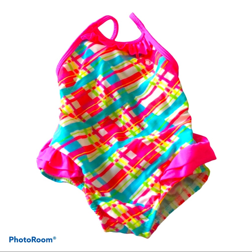 OP Preppy Baby One Piece‎ Swimsuit 12m